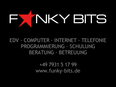 Helmstadt | Würzburg | Wertheim | Marktheidenfeld - EDV Computer Webdesign Software Hardware Beratung Programmierung Alternativen Homepage WebSite Funky Bits